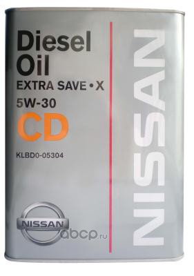 OE NISSAN 5W30 4L МАСЛО МОТОРНОЕ DIESEL CD EXTRA SAVE X _ API: CD