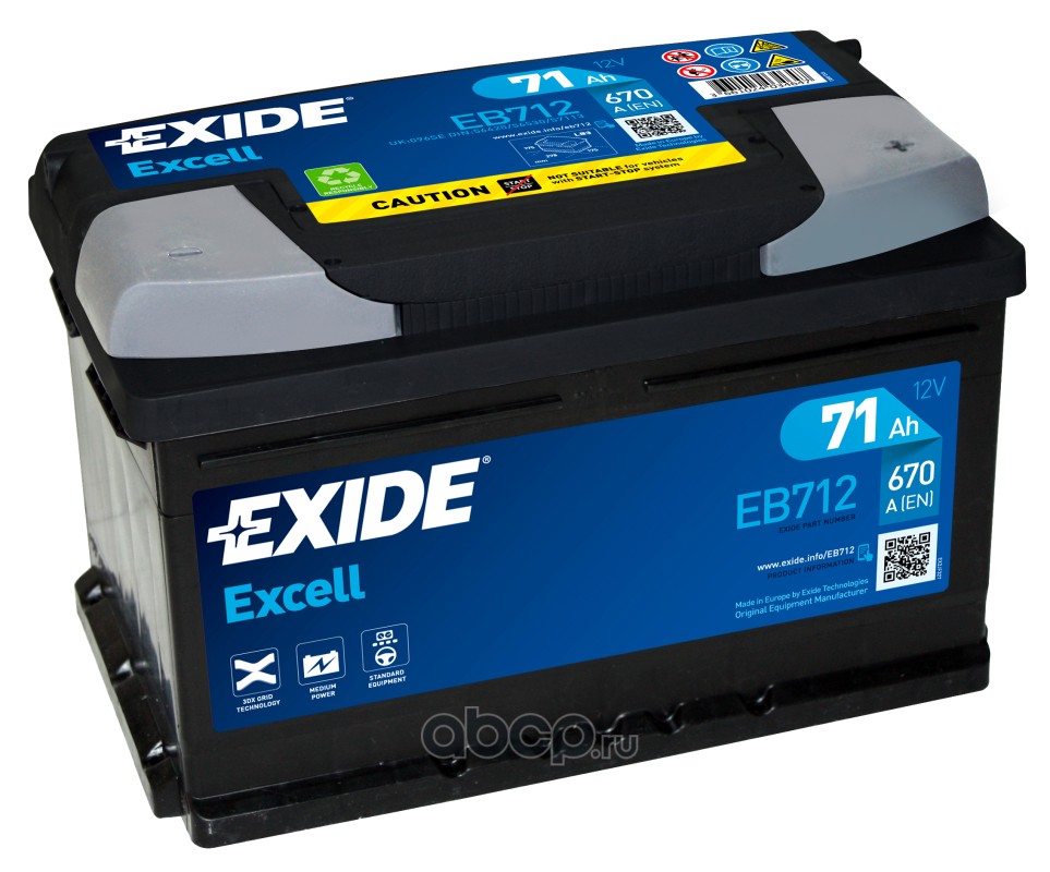 EXIDE EB712