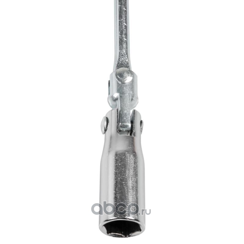 Ключ свечной Т-образный с карданом 16*500мм с резиновым фиксатором (AK-S-09)