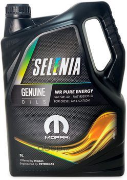 SELENIA WR PURE ENERGY  5W30 5L МАСЛО МОТОРНОЕ _ACEA C2  FIAT 9.55535-S1 N°F510.D07