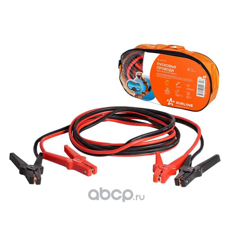 Провода прикуривания 300А PRO (3м, 6_12В, сумка) (SA-300-05)