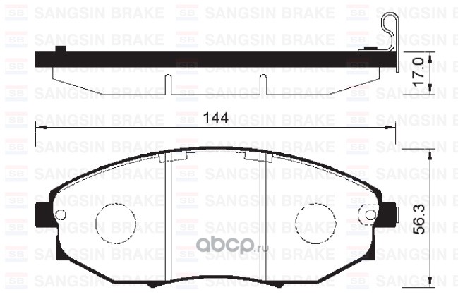 Sangsin brake SP1193