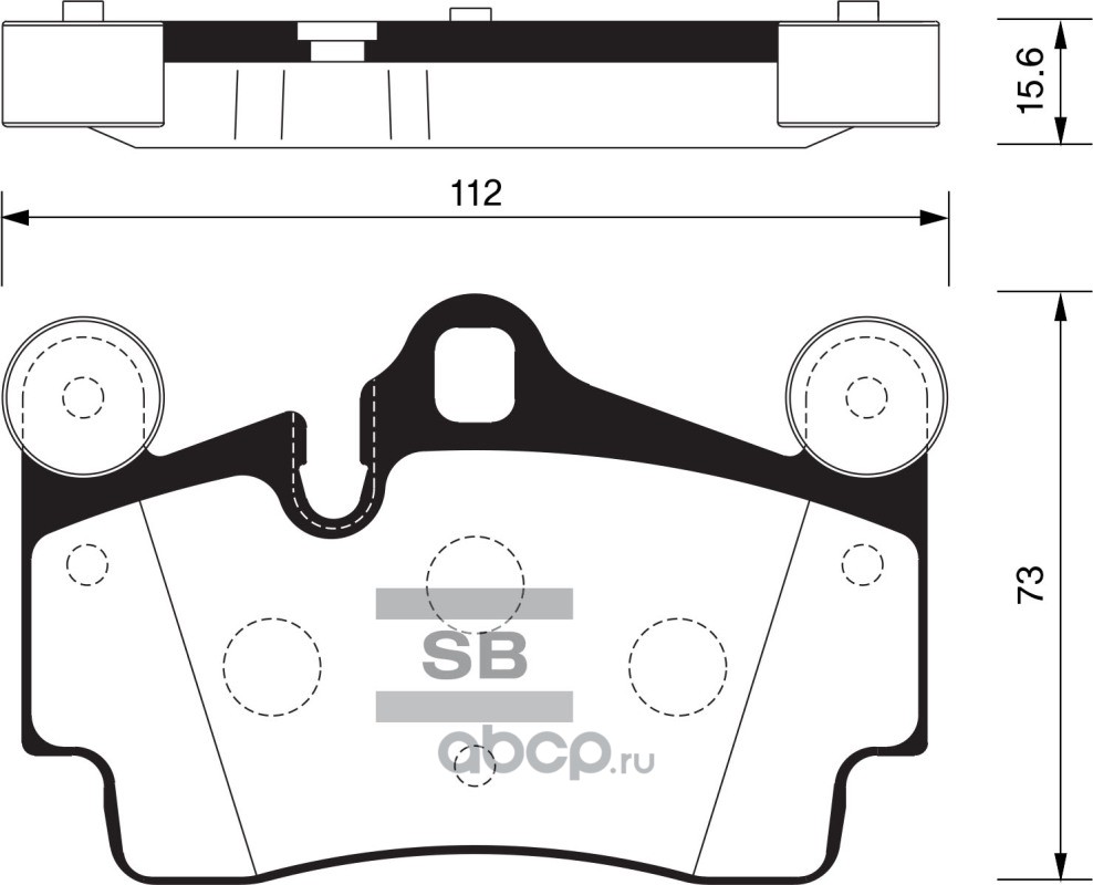 Sangsin brake SP2198