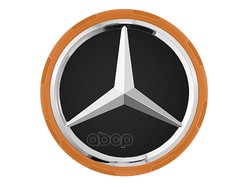 Details about   NEW Genuine Mercedes Opal Orange Center Cap Wheel Hub Covers ORANGE ART set of 4