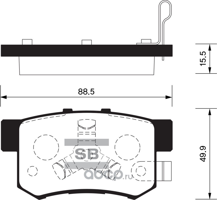 Sangsin brake SP2116