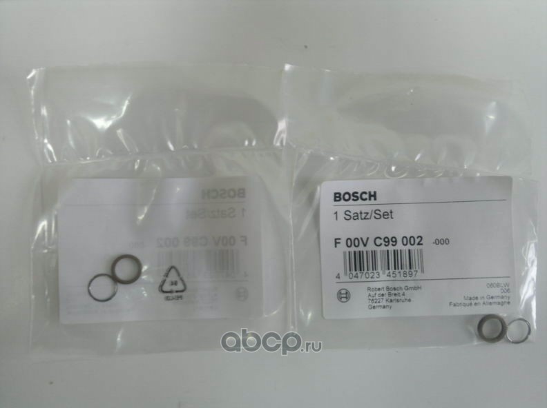 Bosch F00VC99002 Уплотнительное кольцо топливной форсунки