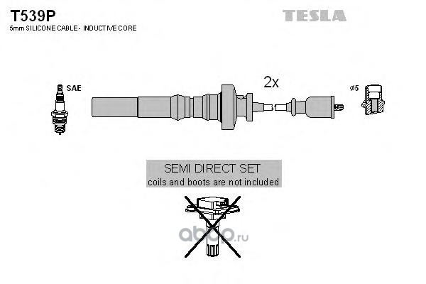 TESLA T539P Провода высоковольтные