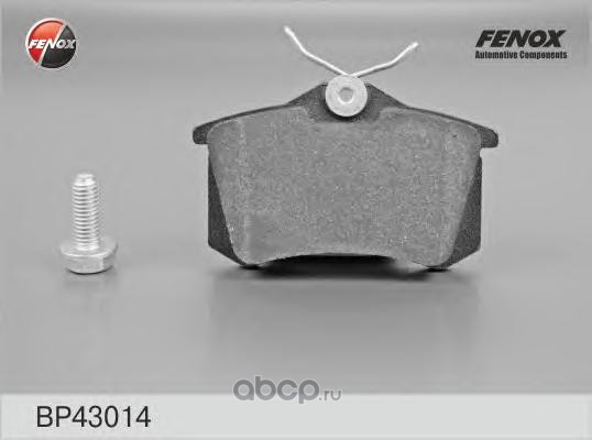 FENOX BP43014 Колодки тормозные задние