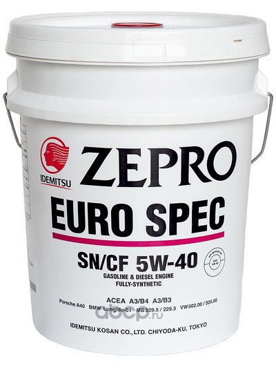 Моторное масло zepro 5w40