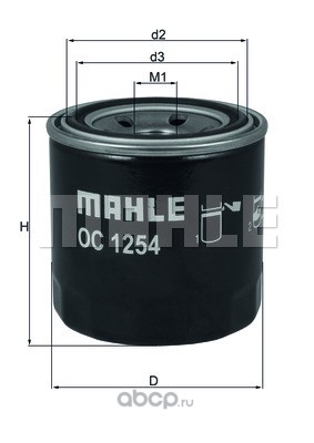 Mahle/Knecht OC1254 Масляный фильтр