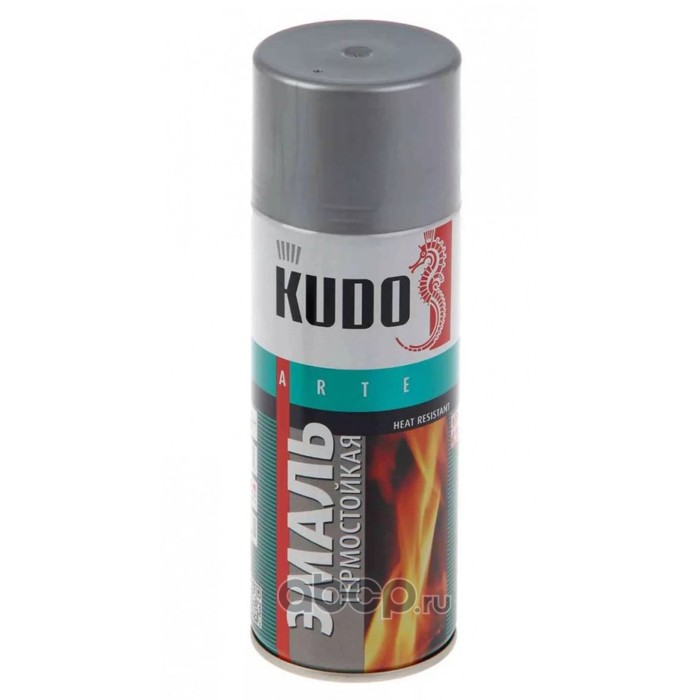 Kudo KU5001 Эмаль термостойкая KUDO Серебристая