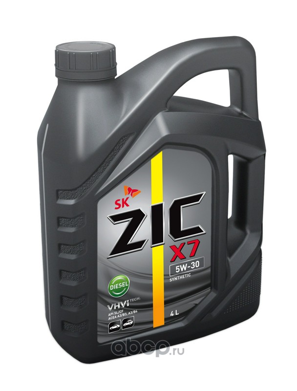 Zic 162610 Масло моторное X7 Diesel 5W-30 синтетическое 4 л