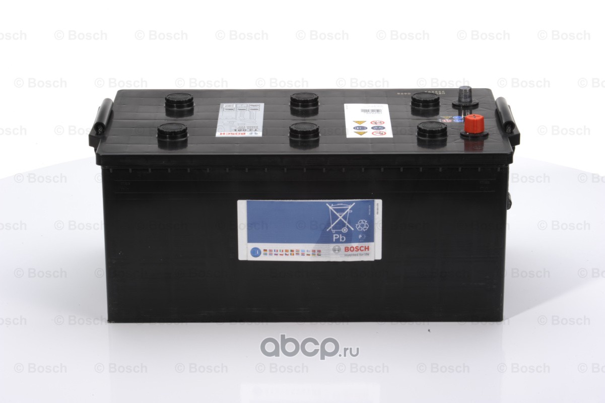Bosch 0092T30810 Батарея аккумуляторная 220А/ч 1150А 12В обратная полярн. стандартные клеммы