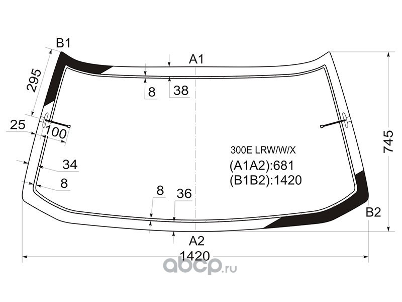 Размер лобового стекла спортейдж