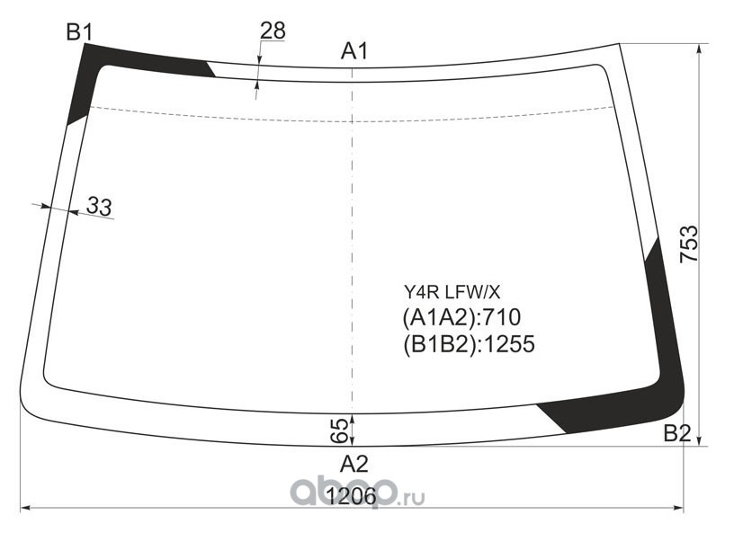 Размер лобового стекла спортейдж