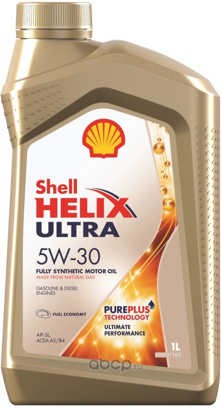 Shell 550046383 Масло моторное Helix Ultra A3/B4 5W-30 синтетическое 1 л