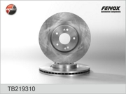 FENOX TB219310 Диск тормозной передний