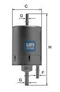 UFI 3183100 Топливный фильтр