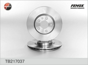FENOX TB217037 Диск тормозной передний fiat bravo, peugeot 806 1.6 1.8 94