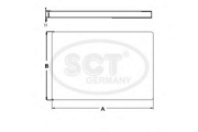SCT SA1199 Салонный фильтр  AUDI A4/ A5/ Q5/ PORSCHE MACAN 07-