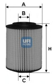 UFI 2502800 Масляный фильтр