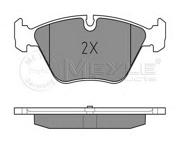 Meyle 0252318320 Комплект тормозных колодок, дисковый тормоз