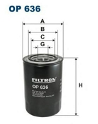 Filtron OP636 Фильтр масляный
