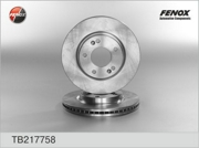 FENOX TB217758 Диск тормозной передний HYUNDAI Santa Fe I/Trajet 01-08 /Vent D=276mm