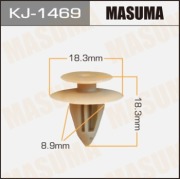 Masuma KJ1469 Клипса (пластиковая крепежная деталь)
