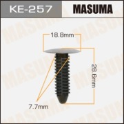 Masuma KE257 Клипса (пластиковая крепежная деталь)