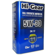 Hi-Gear HG0034 Масло моторное SM/CF 5W-30 синтетическое 4 л