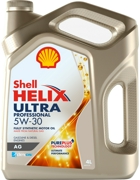 Shell 550046399 Масло моторное Helix Ultra Professional AG 5W-30 синтетическое 4 л