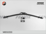 FENOX WB50200 Щетка стеклоочистителя 500 мм бескаркасная 1 шт Multi Adapter X5