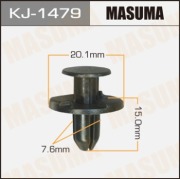Masuma KJ1479 Клипса (пластиковая крепежная деталь)