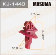 Masuma KJ1443 Клипса (пластиковая крепежная деталь)