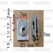 PATRON P371446 Скоба металлическая