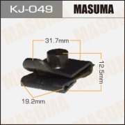 Masuma KJ049 Клипса (пластиковая крепежная деталь)