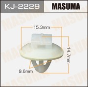 Masuma KJ2229 Клипса (пластиковая крепежная деталь)