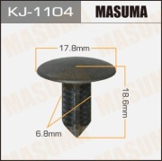 Masuma KJ1104 Клипса (пластиковая крепежная деталь)