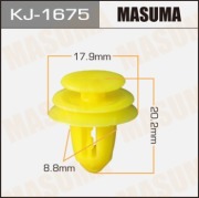 Masuma KJ1675 Клипса (пластиковая крепежная деталь)