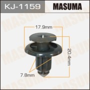 Masuma KJ1159 Клипса (пластиковая крепежная деталь)