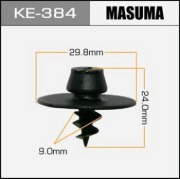 Masuma KE384 Клипса (пластиковая крепежная деталь)
