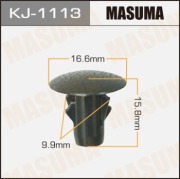 Masuma KJ1113 Клипса (пластиковая крепежная деталь)