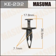 Masuma KE232 Клипса (пластиковая крепежная деталь)