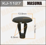 Masuma KJ1127 Клипса (пластиковая крепежная деталь)