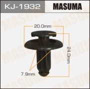 Masuma KJ1932 Клипса (пластиковая крепежная деталь)