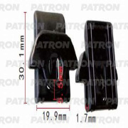 PATRON P371330 Скоба пластиковая