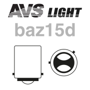 AVS A78473S Лампа галогеновая AVS P21/4W BAZ15d 12V 5W 2шт.
