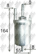 JS Asakashi FS0061 Фильтр топливный