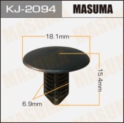 Masuma KJ2094 Клипса (пластиковая крепежная деталь)